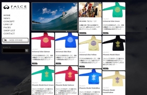 FALCE ART CLOTING WEBサイト制作事例