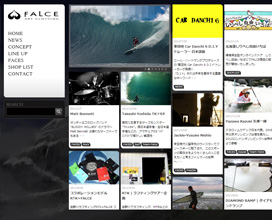 FALCE ART CLOTING　WEBサイト制作事例